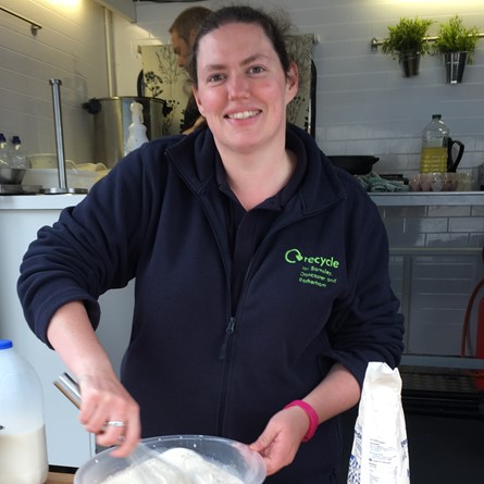 Abi Reid baking away,  reducing food waste across South Yorkshire