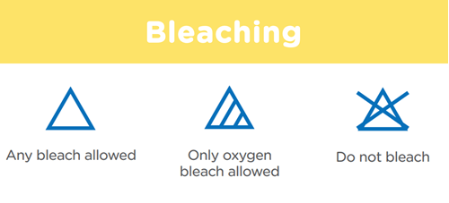 Love Your Clothes bleaching guide
