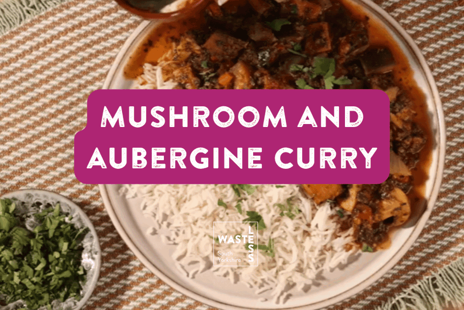 Mushroom and aubergine curry