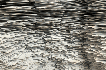 Pile of paper. Image from Unsplash 