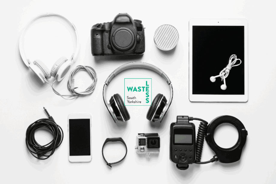 Table of electrical gadgets