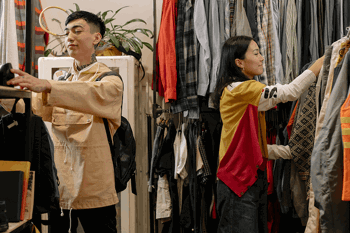 Shopping at charity shops for clothes is good for the planet