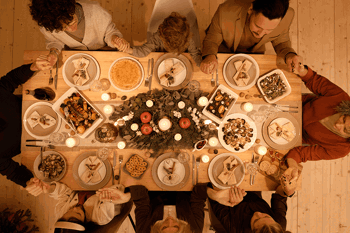 Family gathering at Christmas 